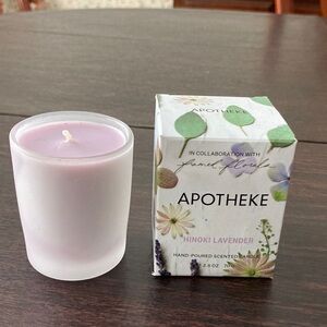 Apotheke Hinoki Lavender Scented Candle